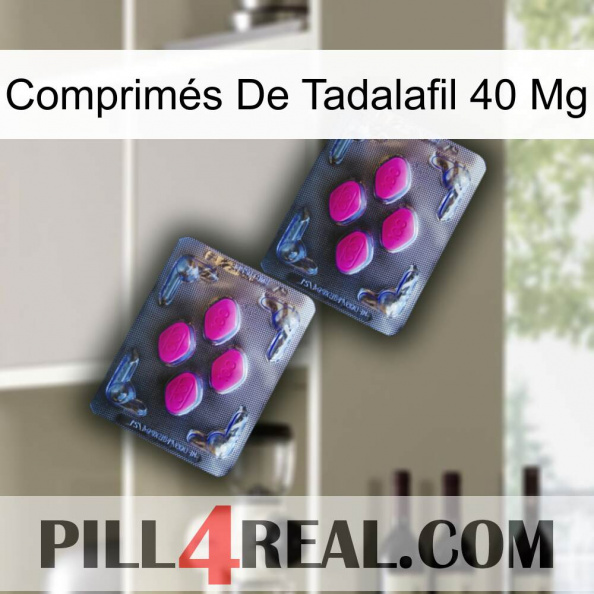 Comprimés De Tadalafil 40 Mg 01